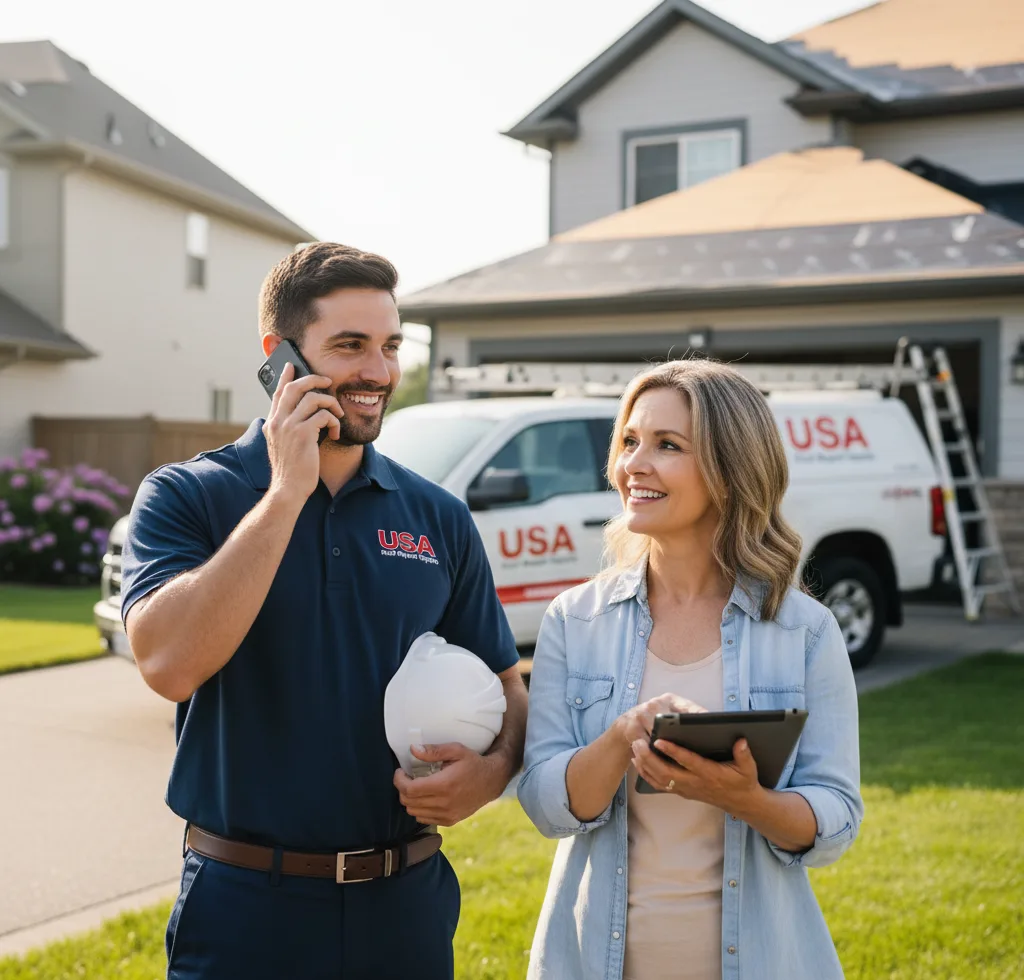 USA Roof Repair Experts customer support in De Kalb Junction